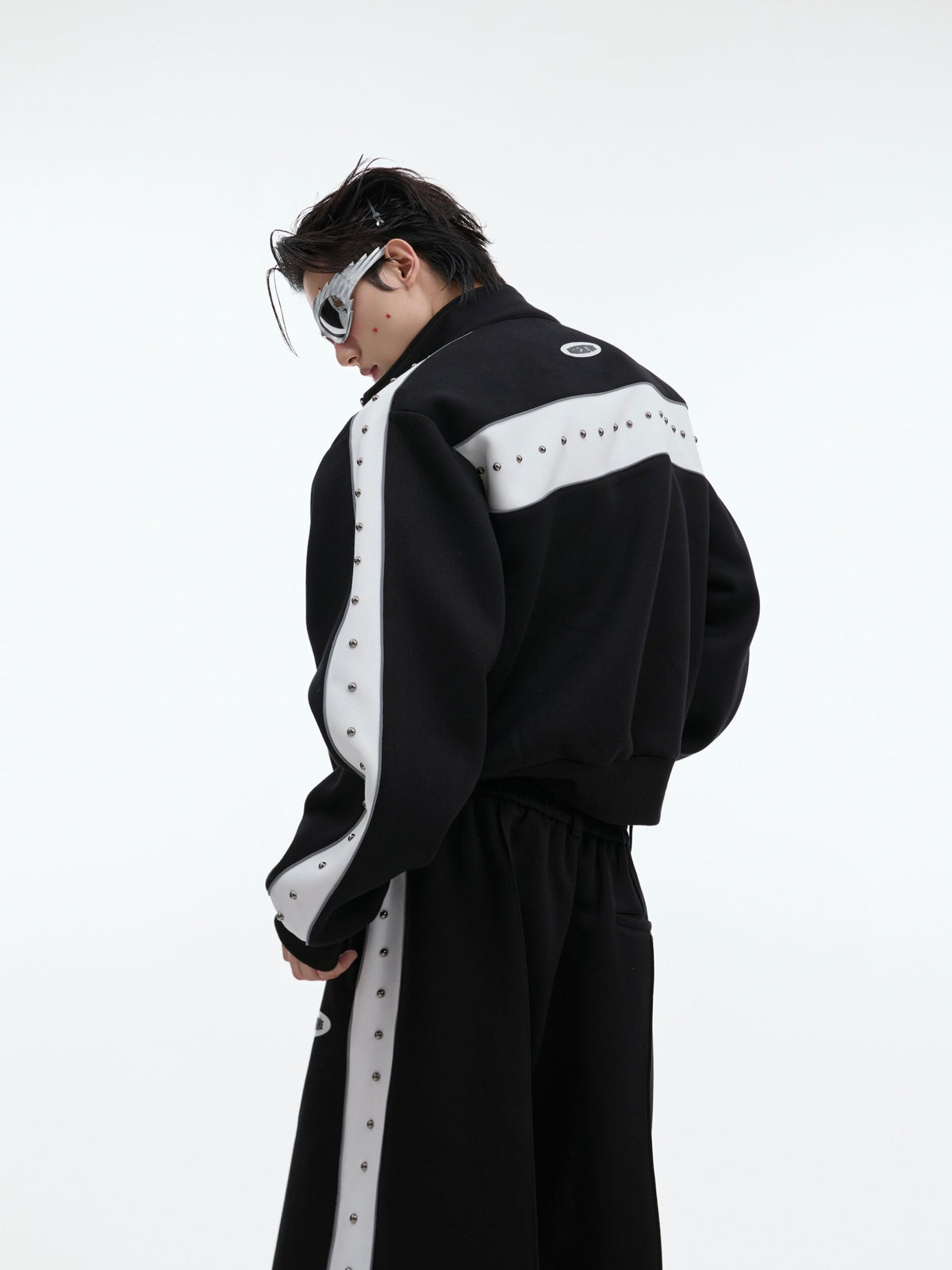 Relaxed Studded Zip Hoodie - product image 3