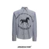 Rhinestone Studded Stripe Shirt - product image 5