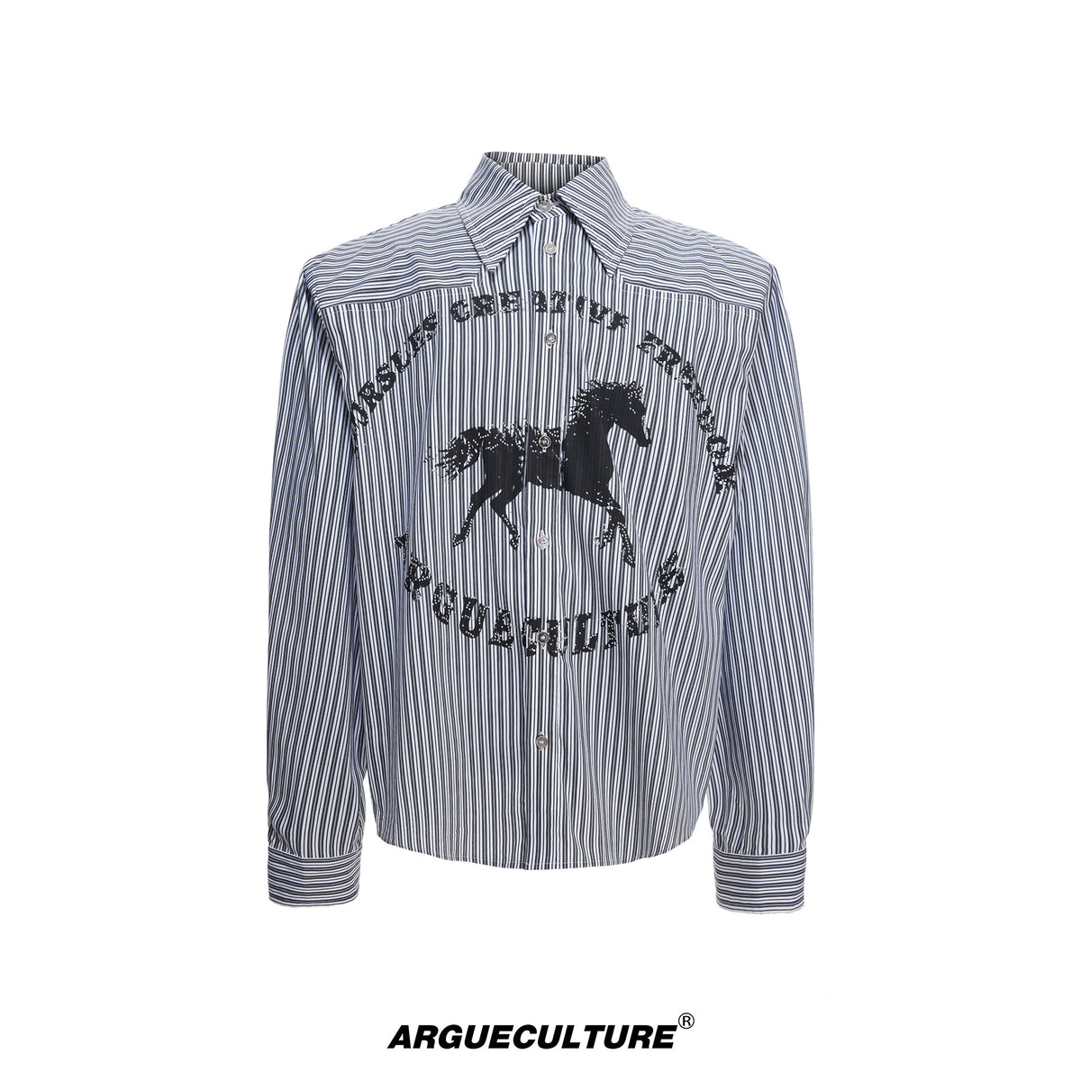 Rhinestone Studded Stripe Shirt - product image 5