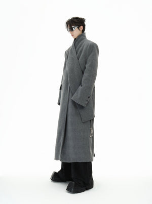 Metal Strap Longline Coat - product image 4