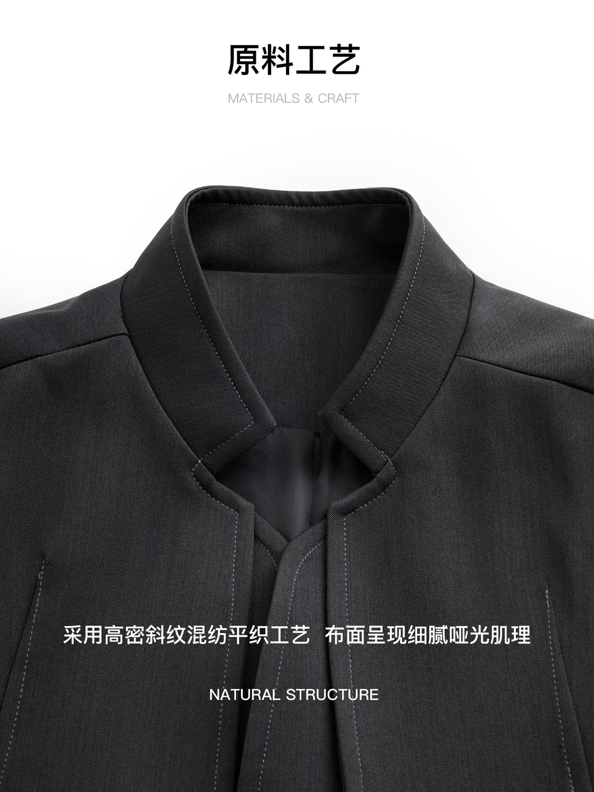Deconstructed Cropped Blazer Jacket - product image 4