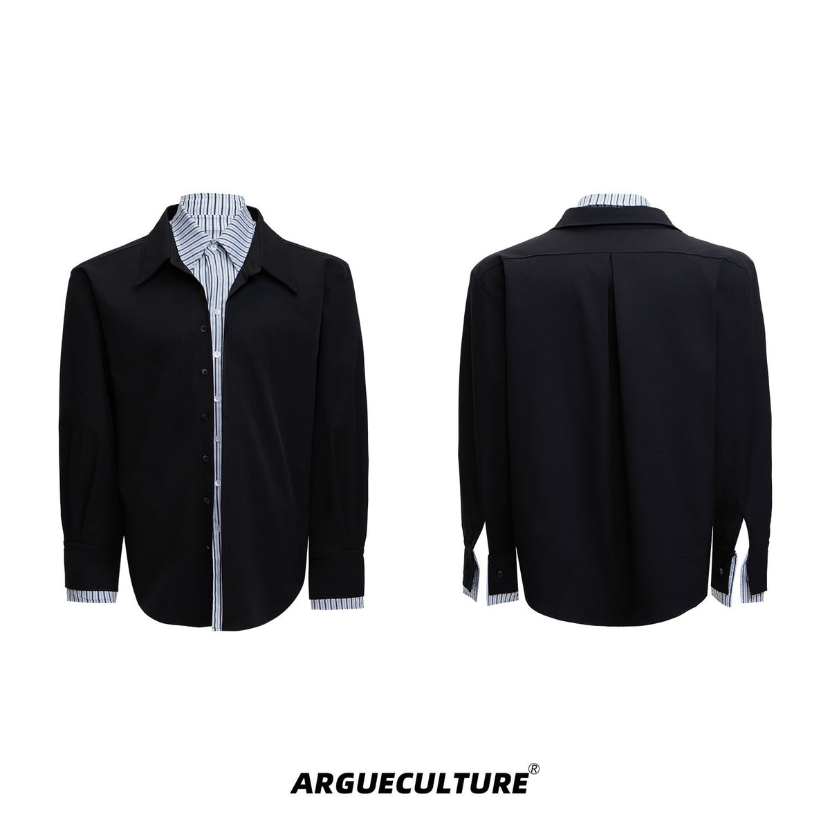 Striped Color-Block Shirt - product image 5