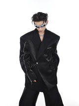 Liquid Metal Short-Sleeve Suit Jacket - product image 4