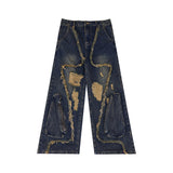 Distressed Fringe Straight-Leg Jeans - product image 5