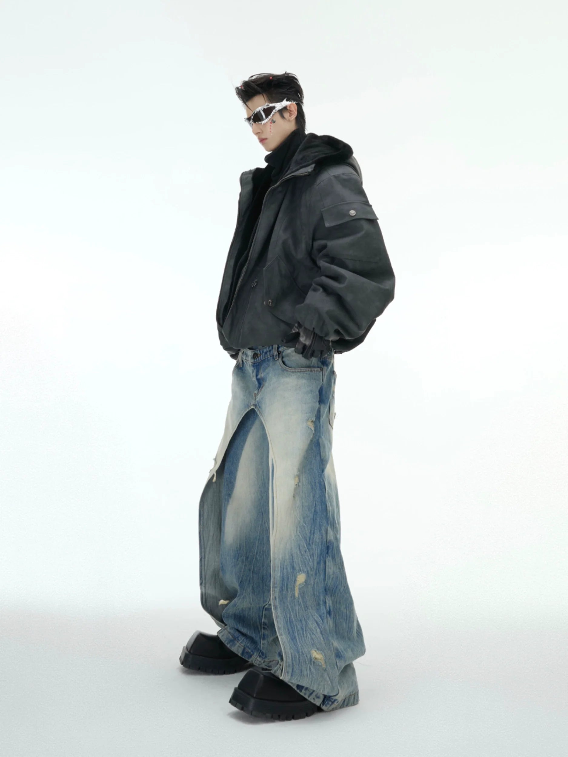 Reversible PU Hoodie Jacket | Dual-Sided Winter Coat - ArgueCulture