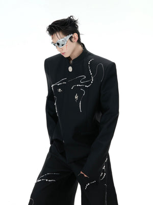 Snake Motif Relaxed Suiting Separates - product image 1