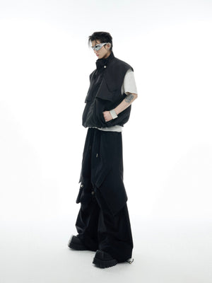Irregular Drawstring Vest Set - product image 3