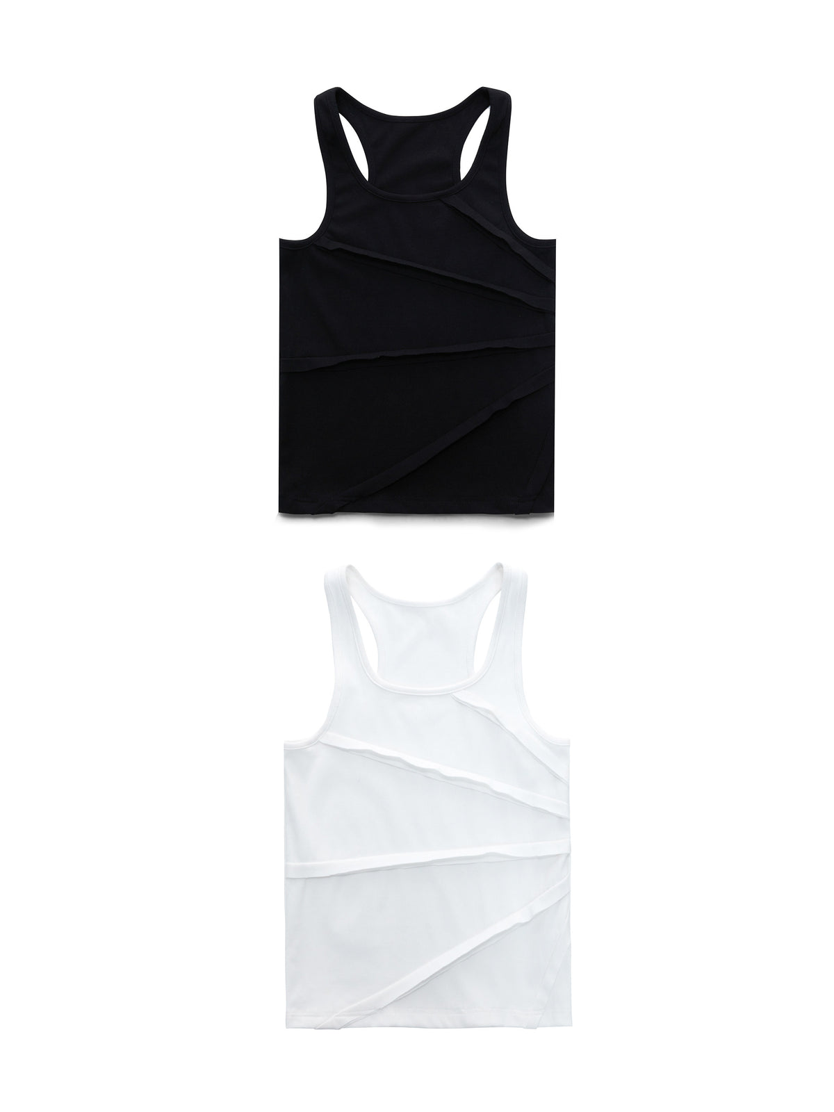 Asymmetric Ribbed Tank Top - product image 1