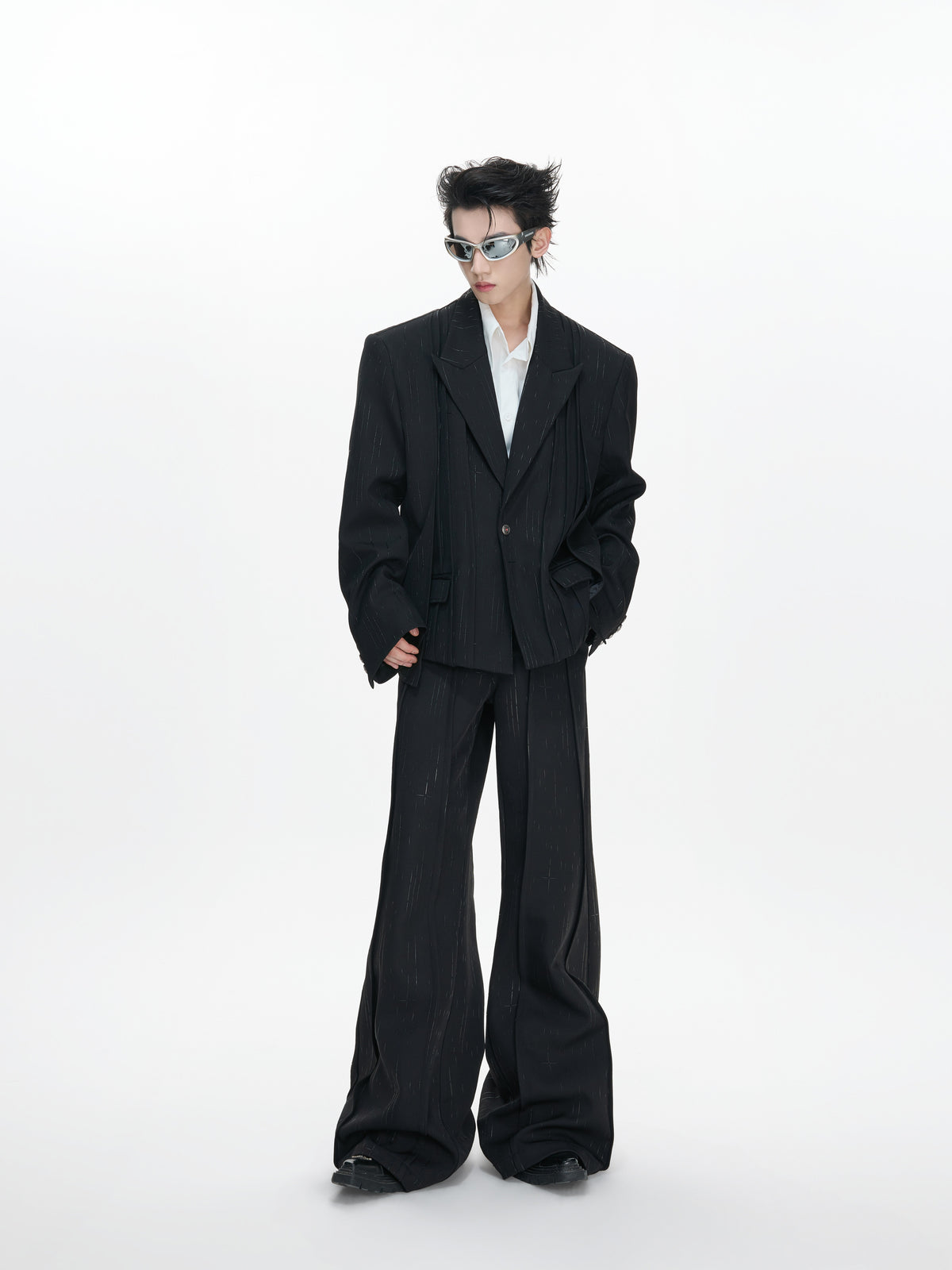 Black Deconstructed Suit Set - product image 3