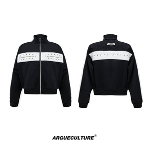Relaxed Studded Zip Hoodie - product image 5