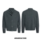 Asymmetric Studded Knit Sweater - variant image 6