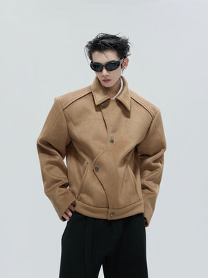 Asymmetric Wool-Alpaca Short Jacket - product image 3