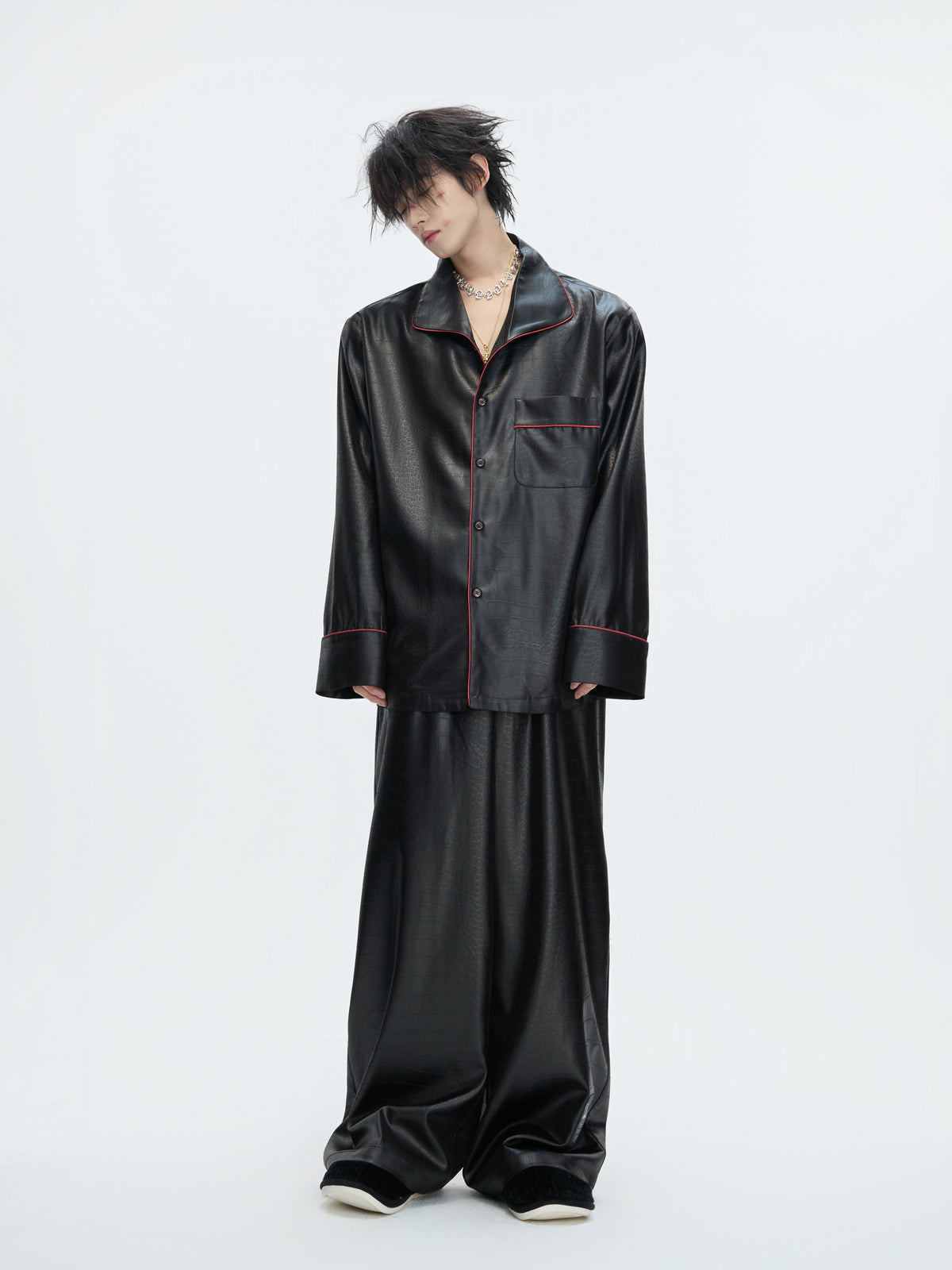 Printed Acetate Pajama Set - product image 2