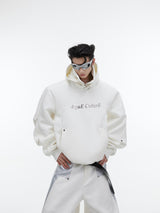 Deconstructed High-Neck Sequin Hoodie - product image 1
