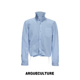 Cropped Check Seersucker Shirt - product image 5