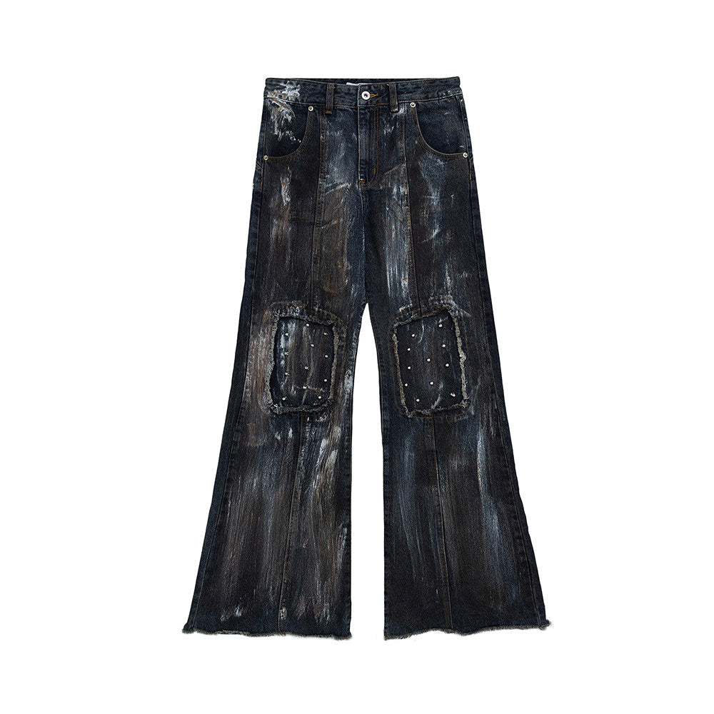 Distressed Painted Denim Jacket - product image 5