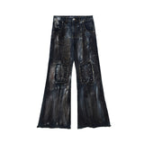 Distressed Painted Denim Jacket - product image 5