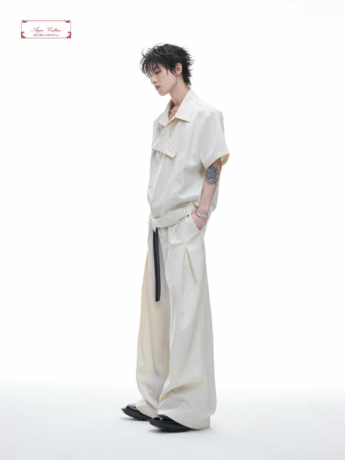 Deconstructed Striped Shirt Set - product image 2