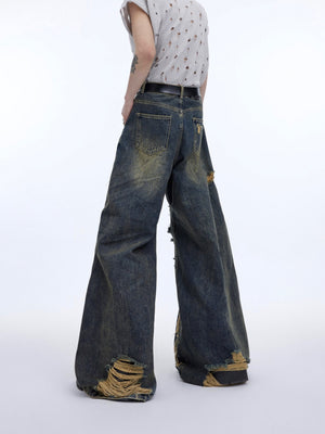 Distressed Fringe Straight-Leg Jeans - product image 5