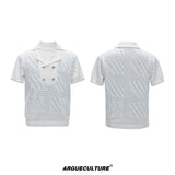 Openwork Embroidered Knit Polo - product image 5