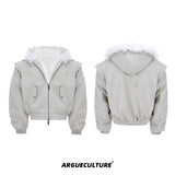 Reversible Hooded PU Padded Jacket - product image 5