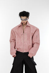 Gradient Polka Dot Cropped Jacket - product image 5