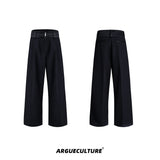 High-Waisted Black Micro-Flare Trousers - product image 5