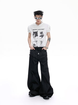 Gothic Figure Print Long-Sleeve Tee - product image 5