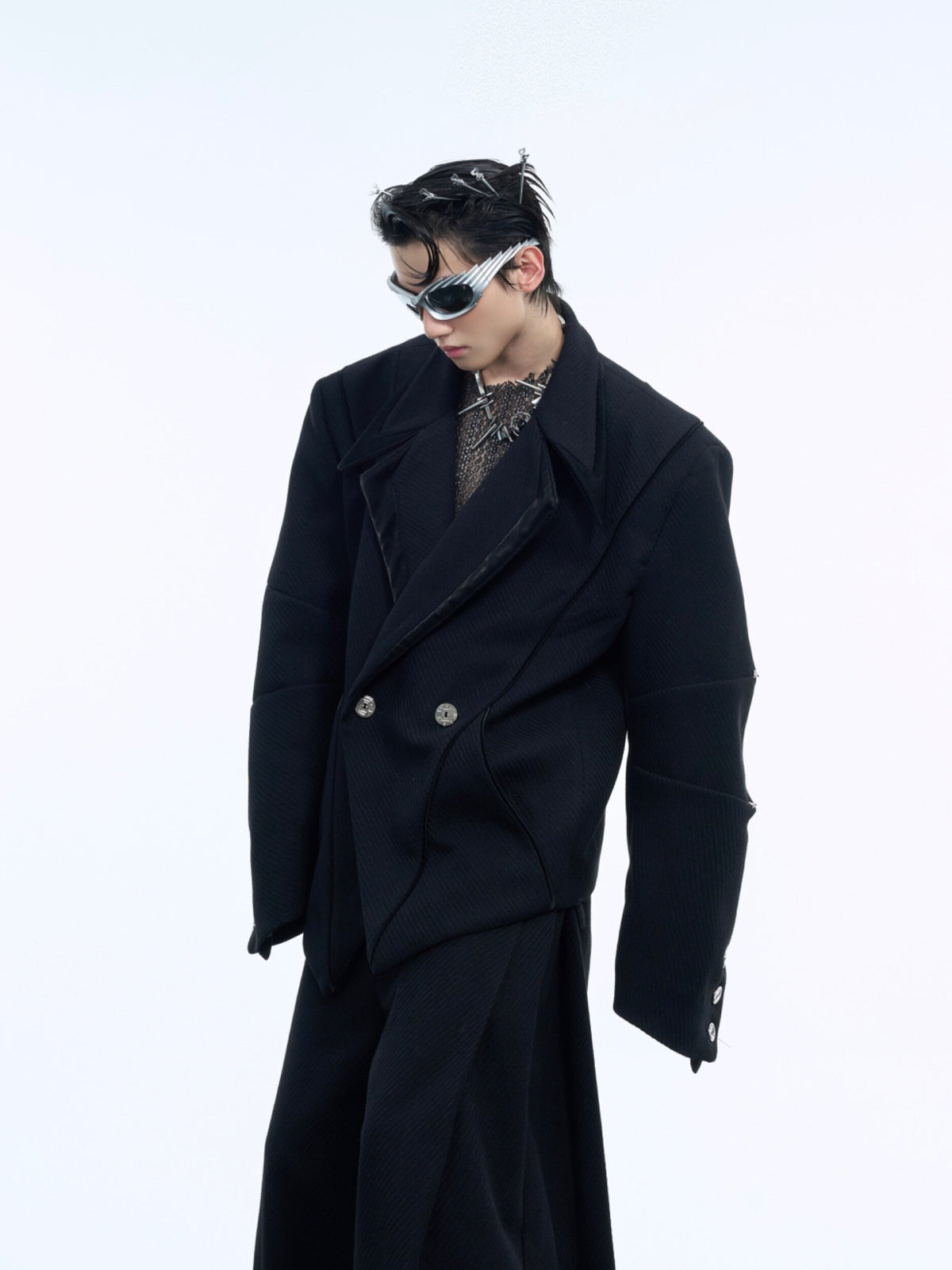 Deconstructed Oversized Suit Jacket - product image 2