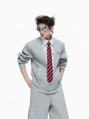 Layered V-Neck Cardigan Co-Ord - product image 3