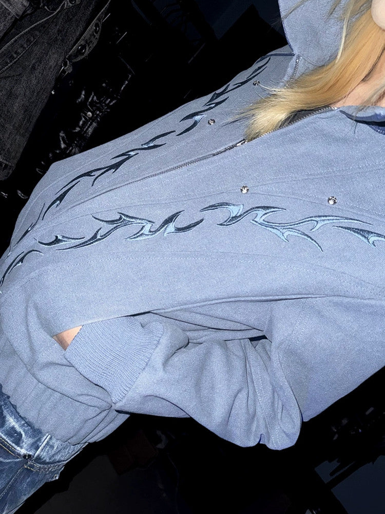 Washed Canvas Flame Rivet Jacket - product image 3