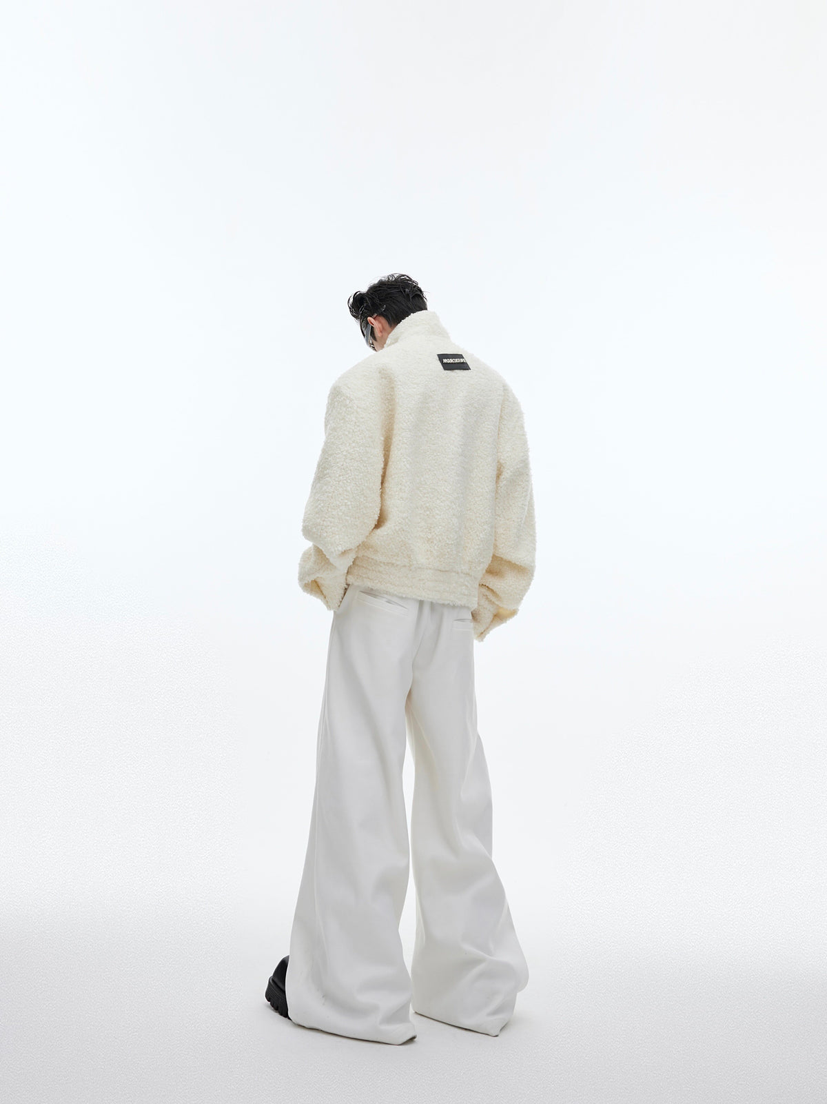 Textured Wool-Blend Cropped Jacket - product image 5