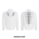 Embroidered Bone Motif Shirt - product image 5