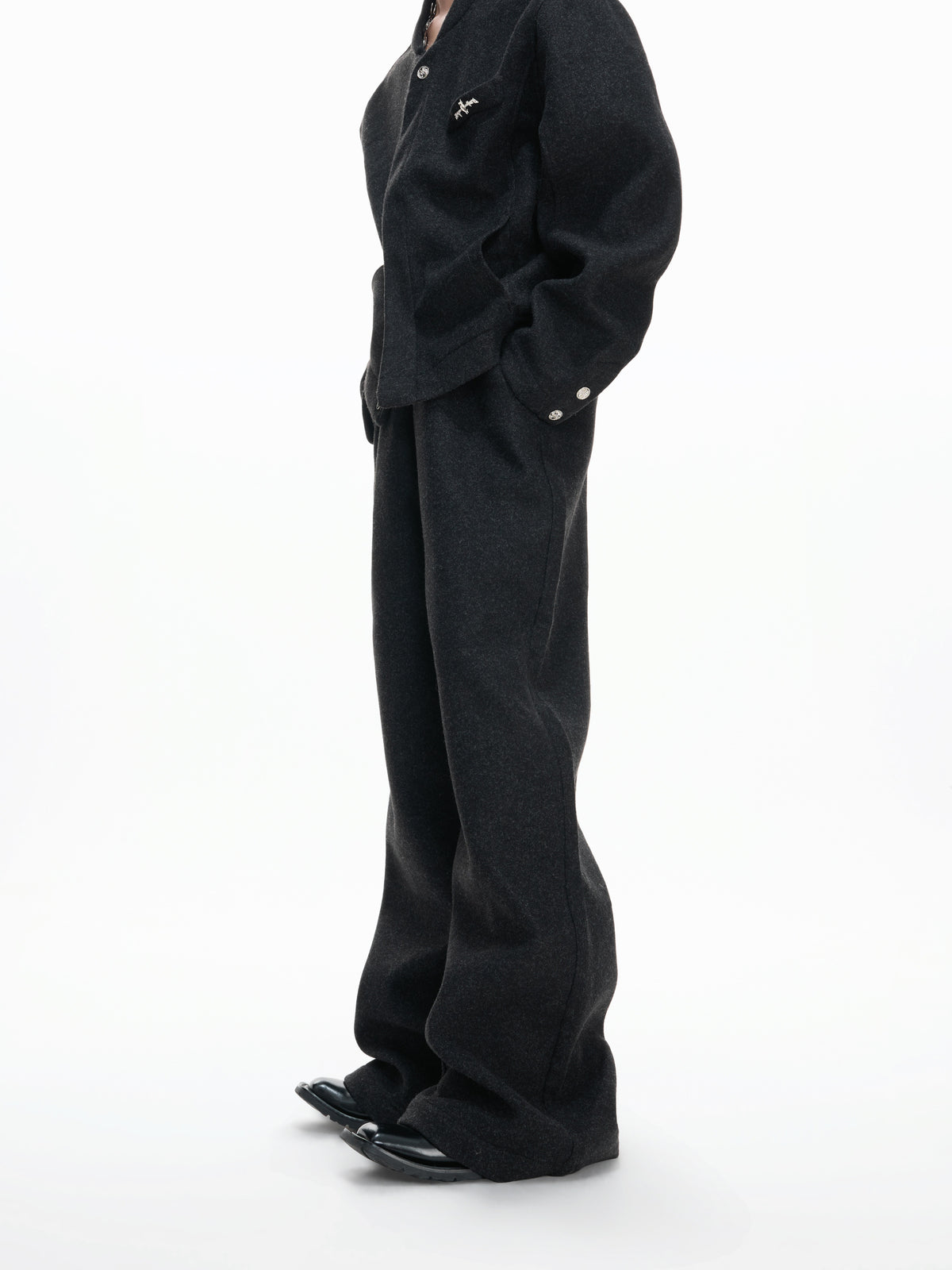 Cotton-Wool Cropped Jacket - product image 4