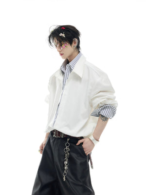 Striped Color-Block Shirt - product image 1