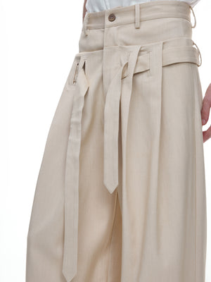High-Rise Pleated Wide-Leg Trousers - product image 4