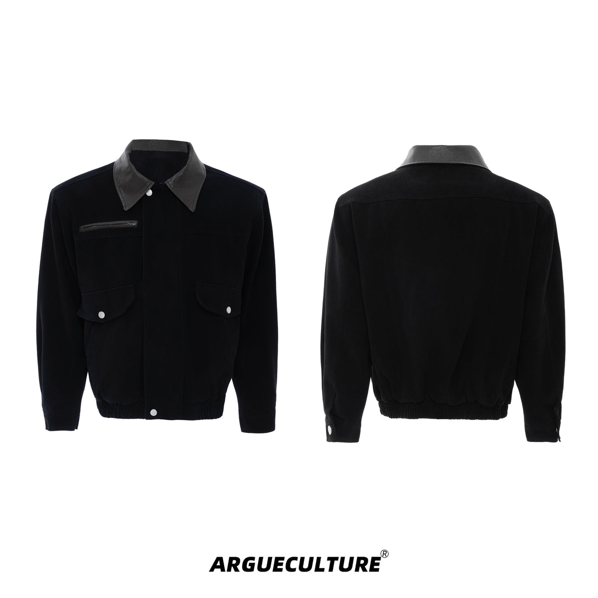 Contrast Lapel Workwear Jacket - product image 5