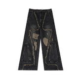 Distressed Fringe Straight-Leg Jeans - product image 5
