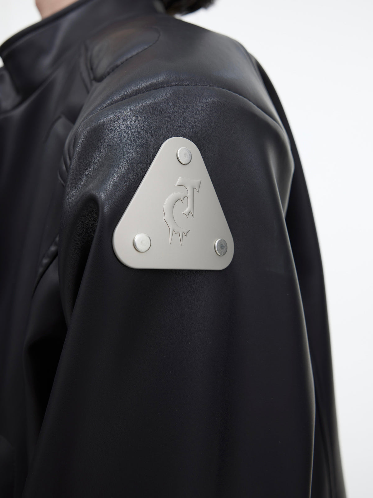 Cropped PU Leather Jacket - product image 5