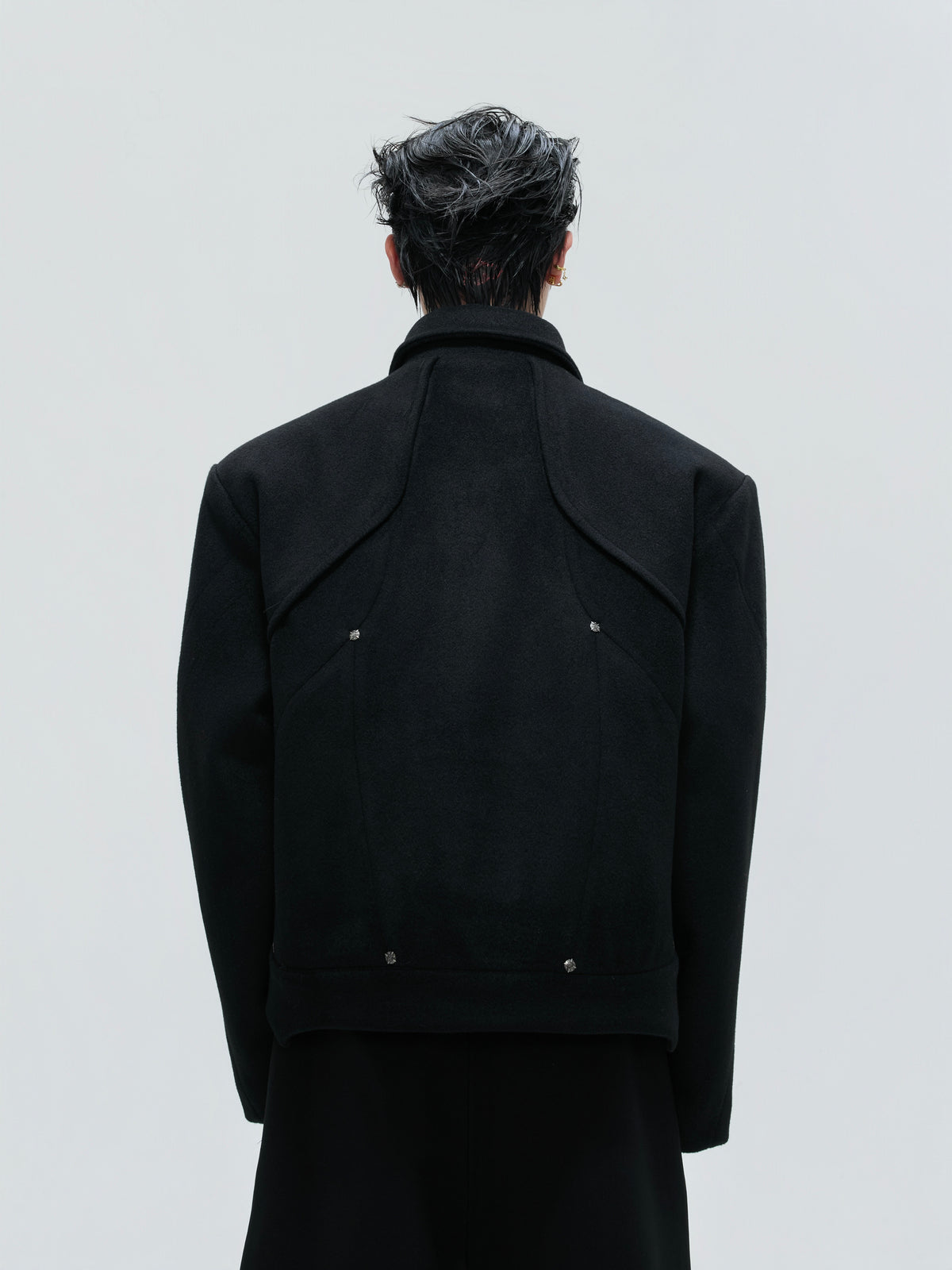 Asymmetric Wool-Alpaca Short Jacket - product image 4