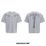Spinal Bone Embroidered Oversized T-Shirt - product image 5