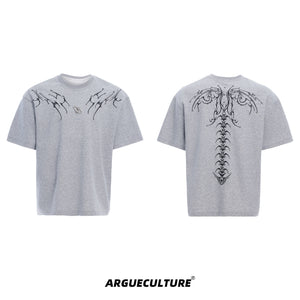 Spinal Bone Embroidered Oversized T-Shirt - product image 5