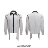 Rhinestone Contrast Streamer Shirt - product image 5
