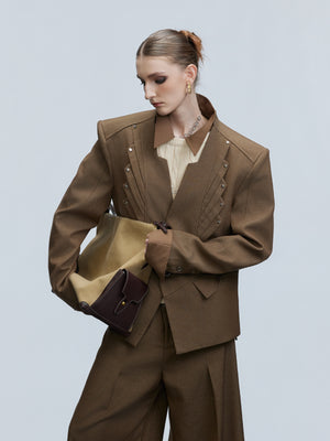 Deconstructed Cotton-Wool Suit Set - product image 2