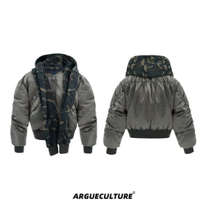 Camouflage Panel Insulated Flight Jacket - product image 5