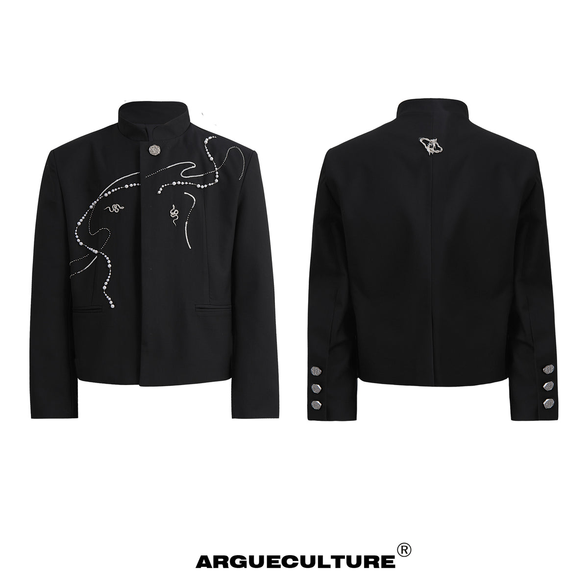 Snake Motif Relaxed Suiting Separates - product image 5