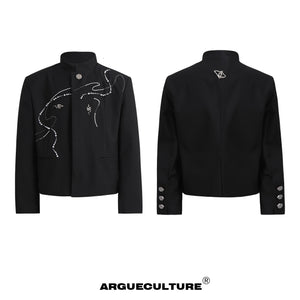 Snake Motif Relaxed Suiting Separates - product image 5
