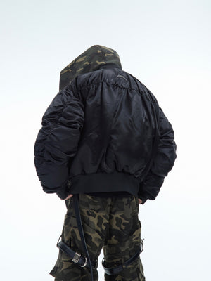 Camouflage Panel Insulated Flight Jacket - product image 4