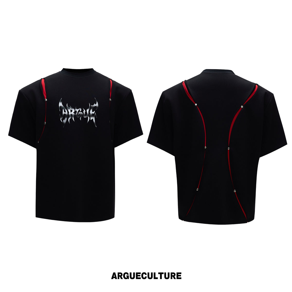 Deconstructed Contrast Panel T-Shirt - product image 5