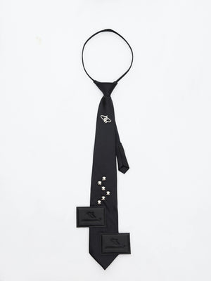 Black Adjustable Arrow Necktie - product image 5